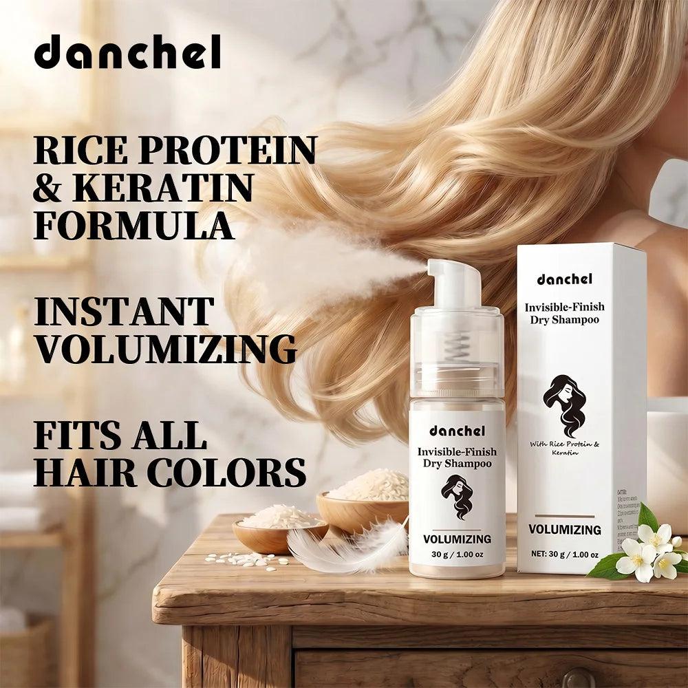 Dry Shampoo Powder and Hair Volumizing Spray for Refreshing Roots on the Go - 3