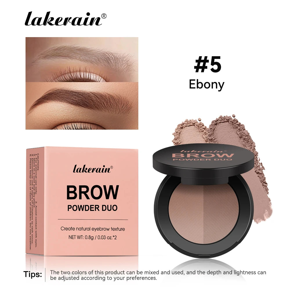 Brow Powder Duo and Eyebrow Enhancer for Natural Defined Eyebrows and Contouring - 18