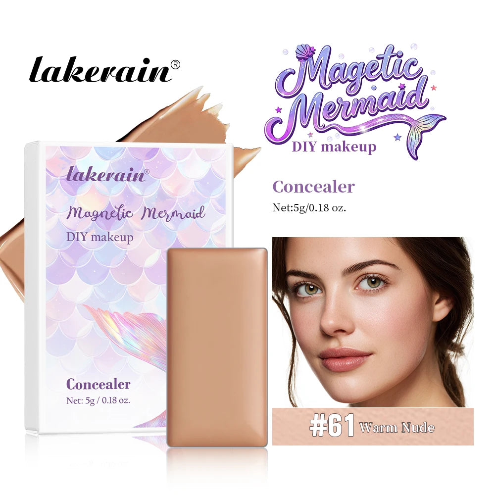 Magnetic Mermaid Makeup Palette and Eyeshadow Kit for Professional Artists and Daily Use