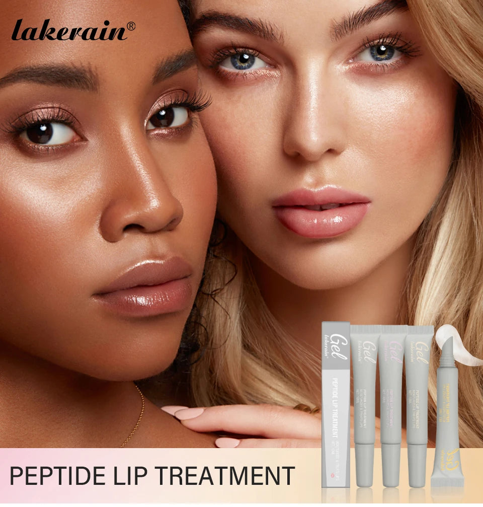 Peptide Lip Treatment and Moisturizing Gel for Dry Chapped Lips Daily Care