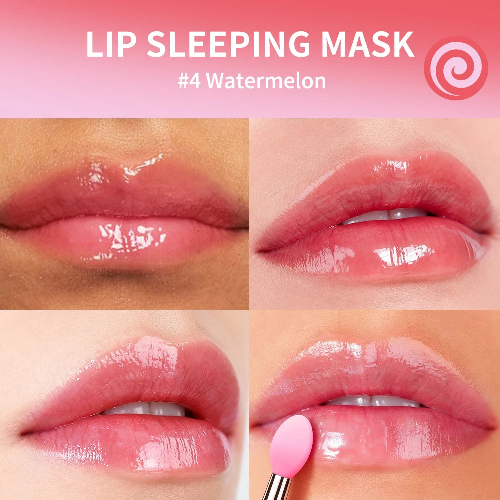 Lip Sleeping Mask and Hydrating Lip Balm for Dry Cracked Lips Overnight Repair