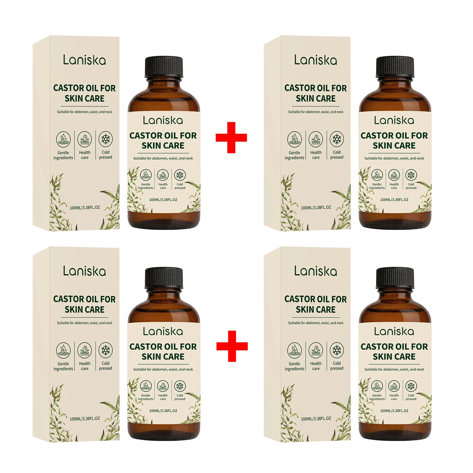Cold Pressed Castor Oil and Moisturizing Body Care for Dry Skin and Massage - 14