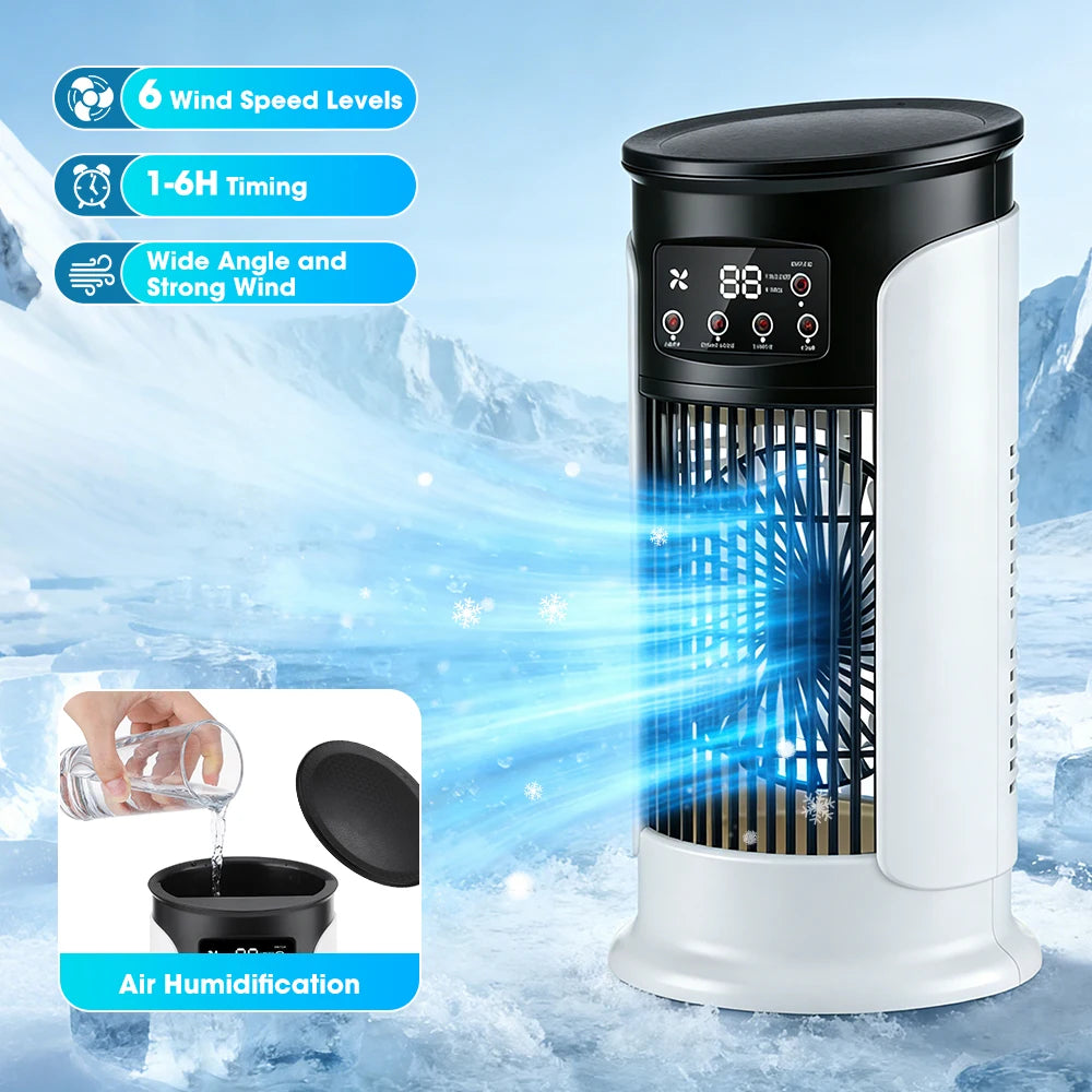 Portable Air Cooling Fan and Desktop Humidifier for Office and Home Cooling - 7