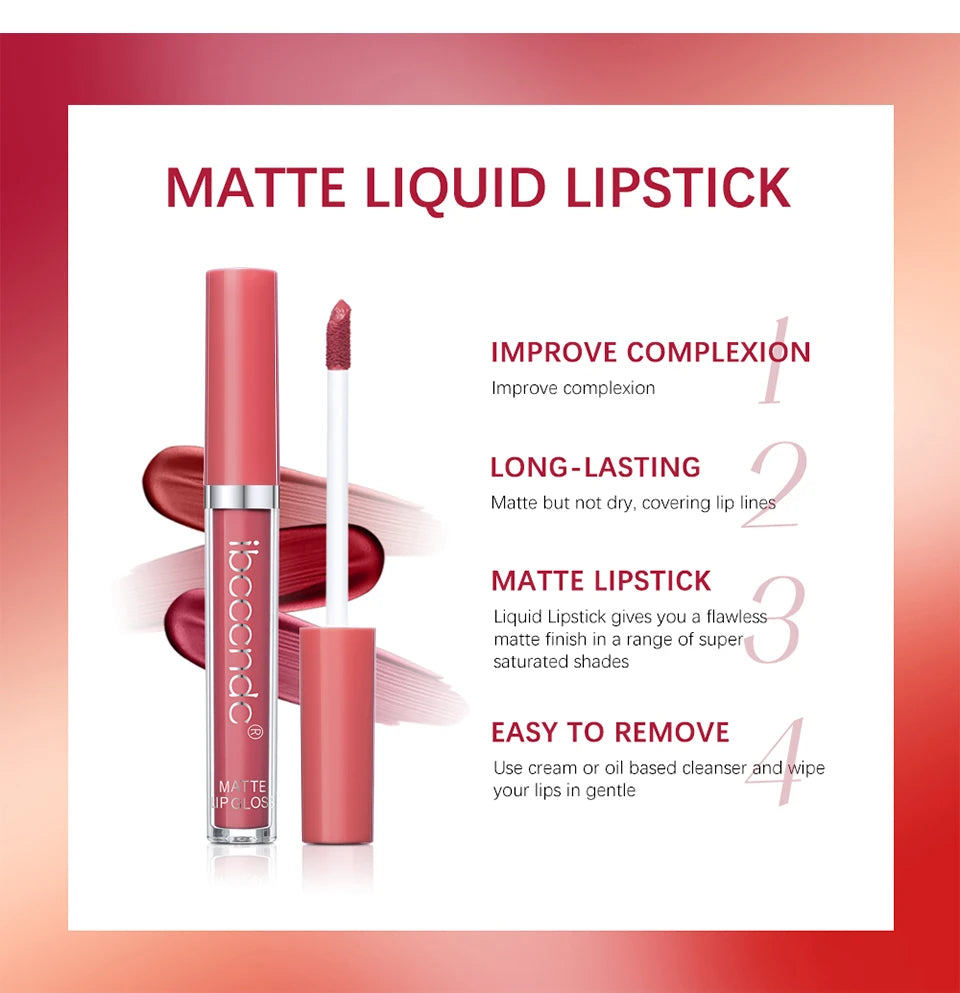 Matte Liquid Lipstick and Long Lasting Lip Glaze for everyday wear and makeup routine