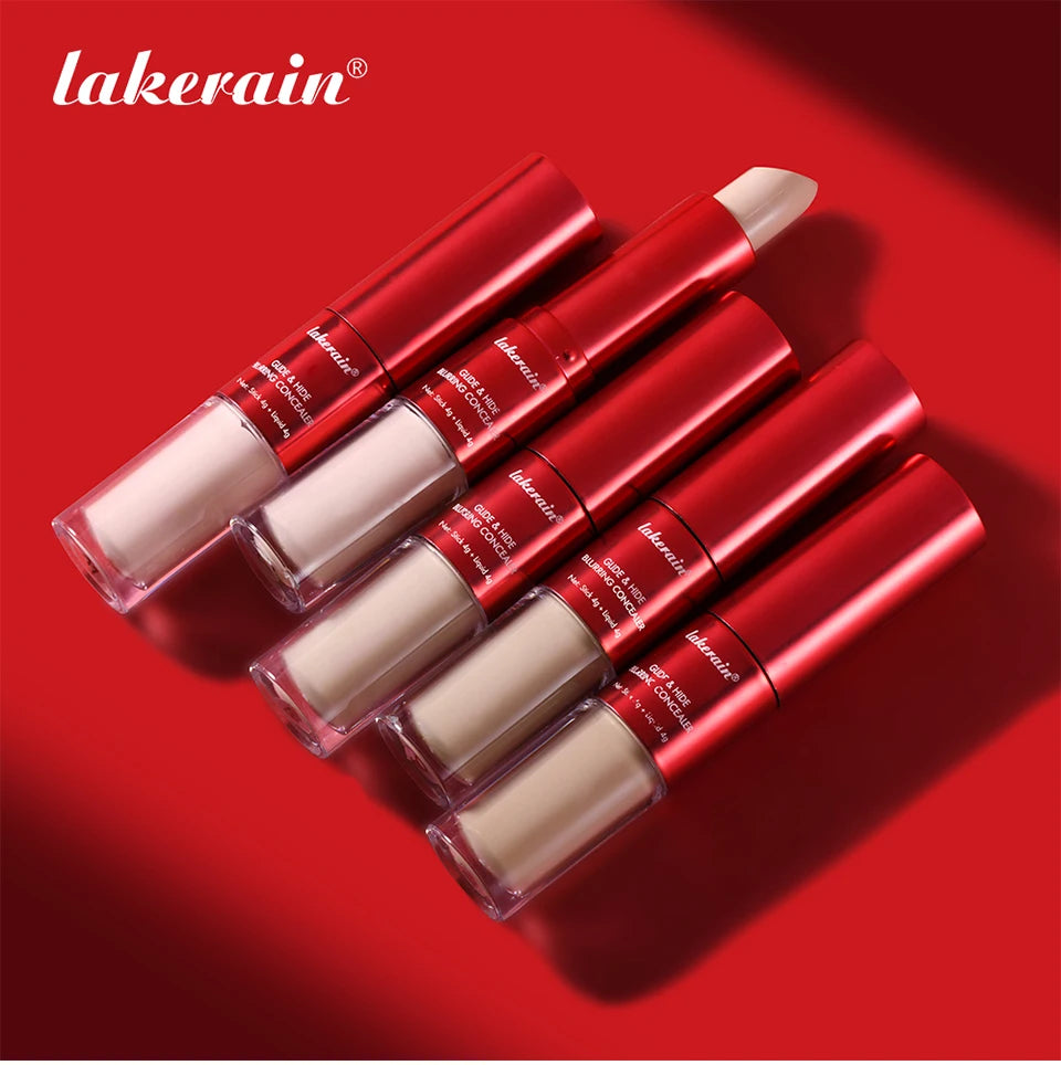 Glide and Hide Blurring Concealer and Full Coverage Foundation for Daily Makeup