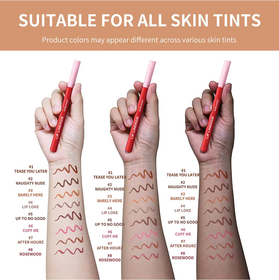 Lip Liner Stain and Waterproof Lip Contour Pen for Precise Long Lasting Makeup - 14