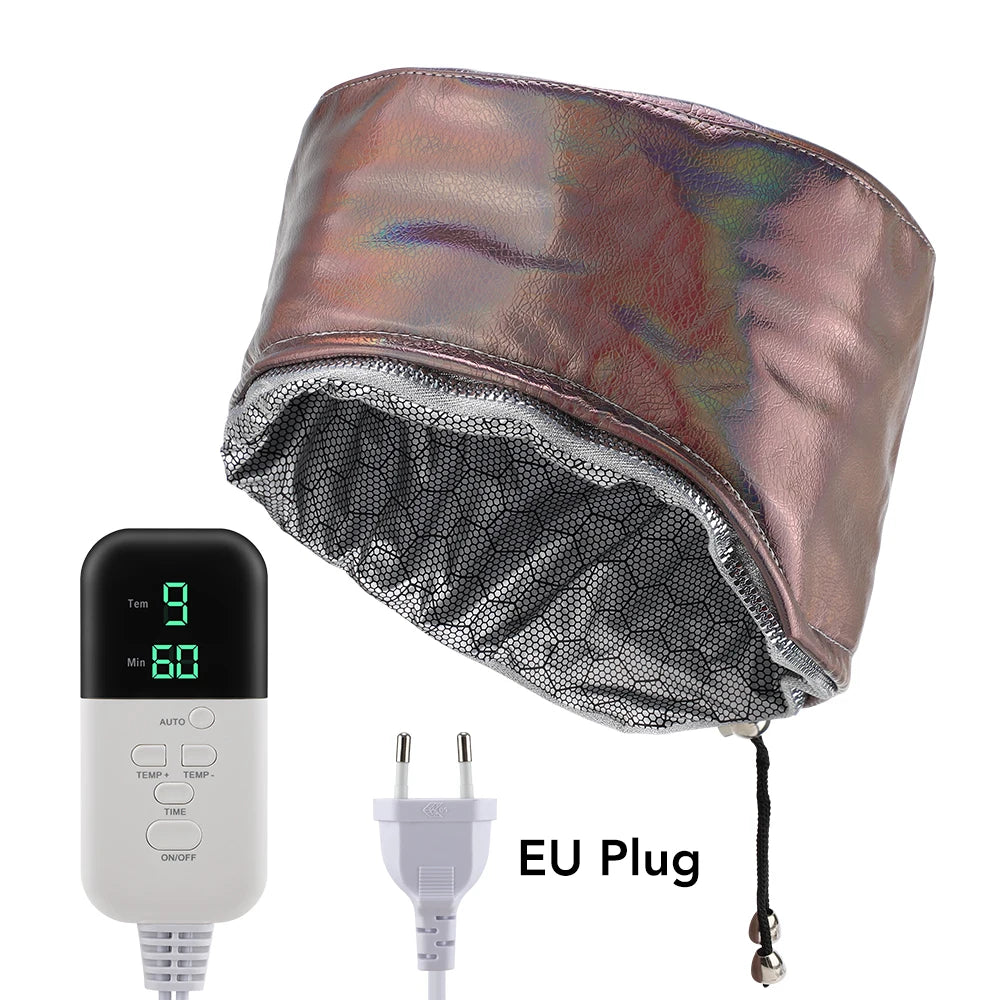 Hair Steamer Cap and Thermal Heat Hat for Deep Conditioning Treatment at Home Use