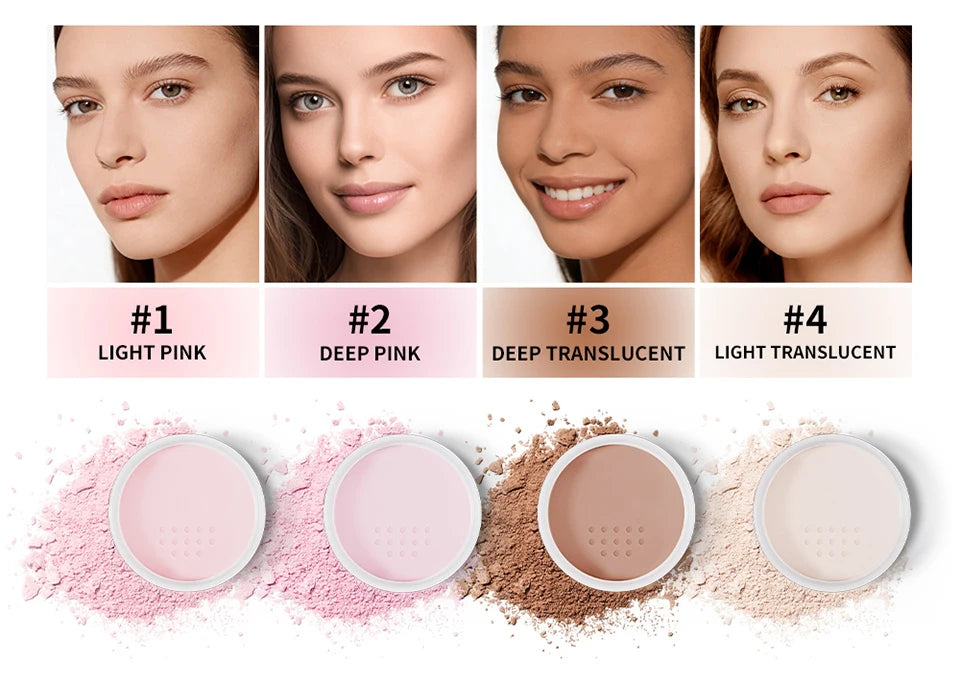 Loose Setting Powder and Finishing Face Powder for long lasting matte makeup - 8