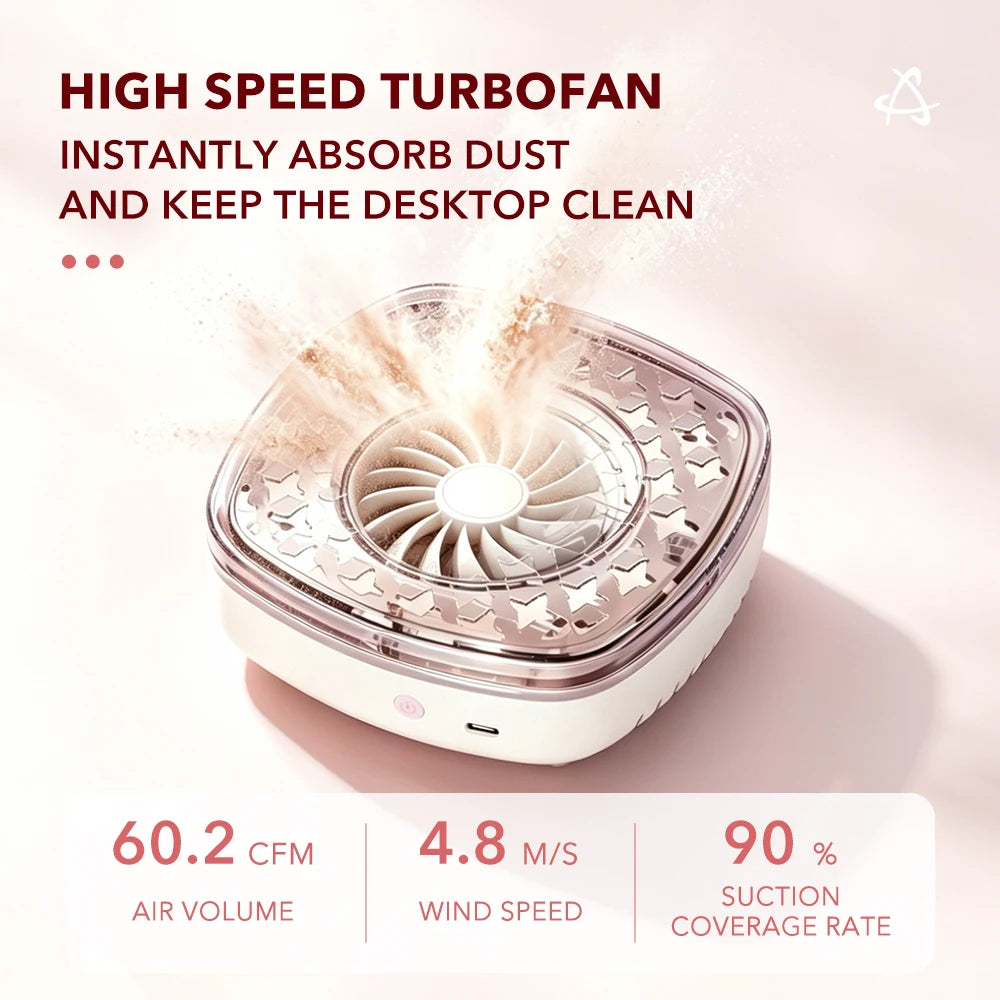 Brushless Nail Dust Collector and Manicure Vacuum Cleaner for Home Nail Salons - 3