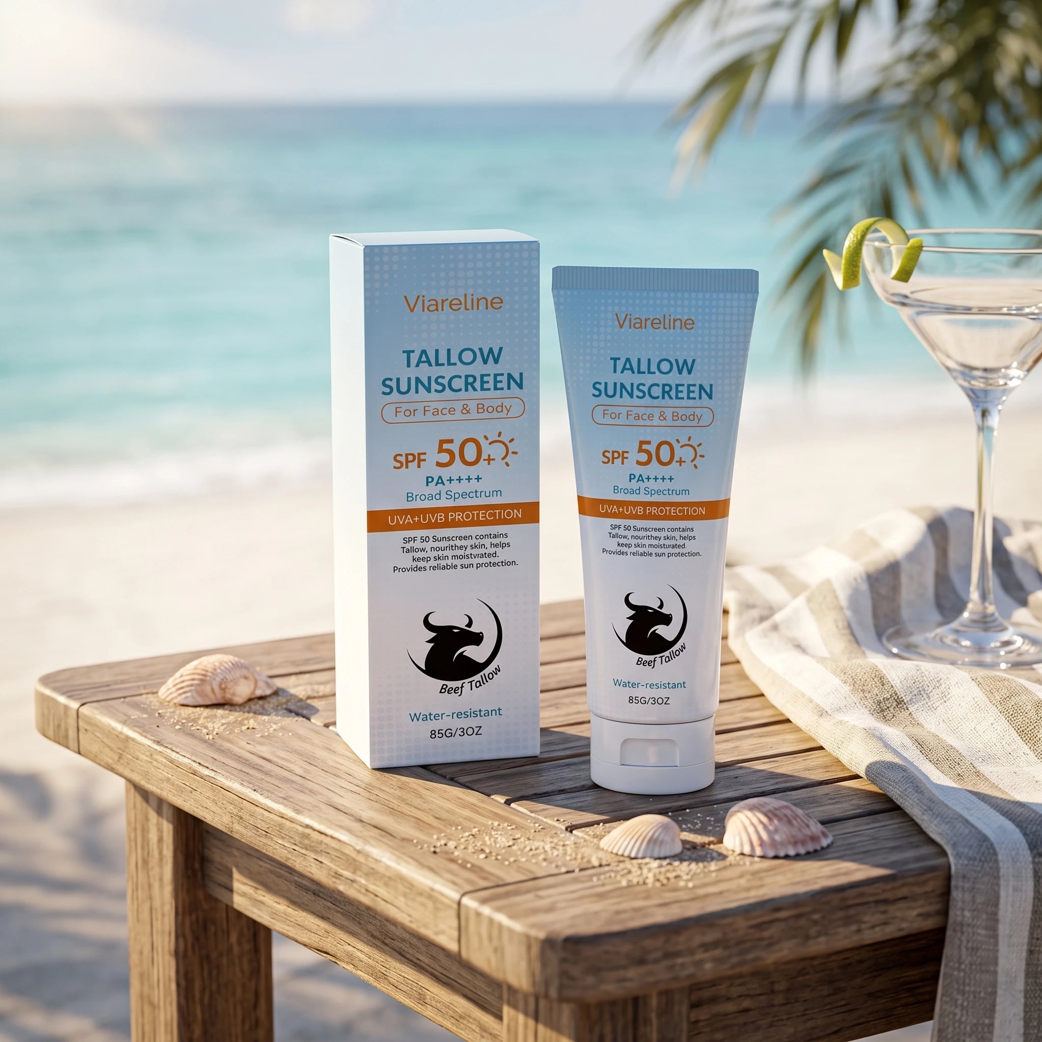 Tallow Sunscreen and Moisturizing SPF Cream for Daily Sun Protection - 2