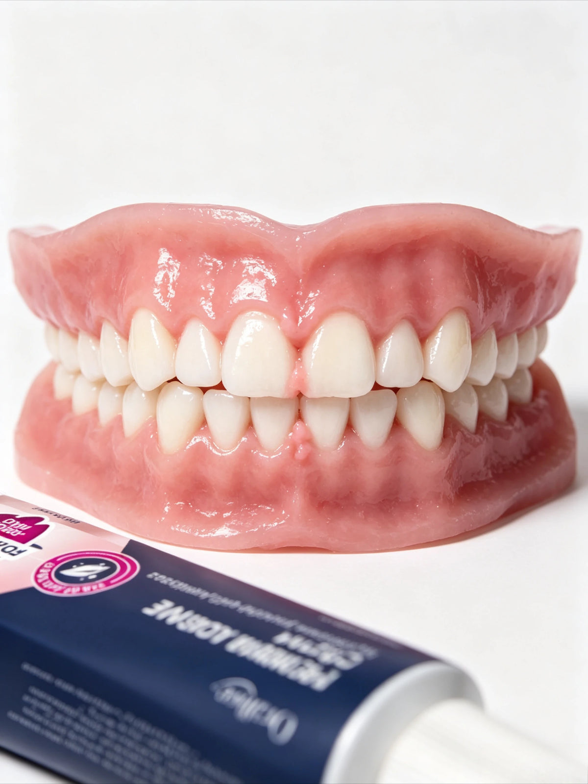 Denture Adhesive Cream and Secure Fix Glue for Full and Partial Denture Wearers