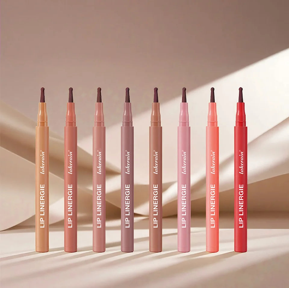Lip Liner Stain and Waterproof Lip Contour Pen for Precise Long Lasting Makeup - 19