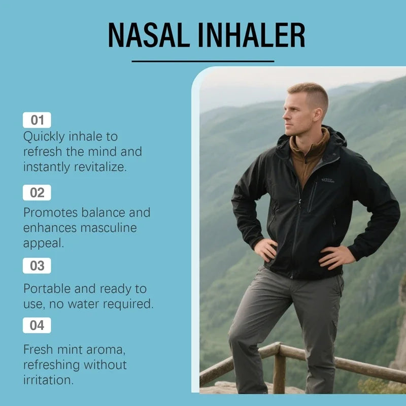 Nasal Suction Stick and Energy Inhaler for Daily Male Performance and Body Care - 12
