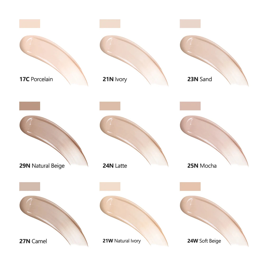Cushion Foundation Refill and Compact Makeup for Long Lasting Daily Coverage - 6