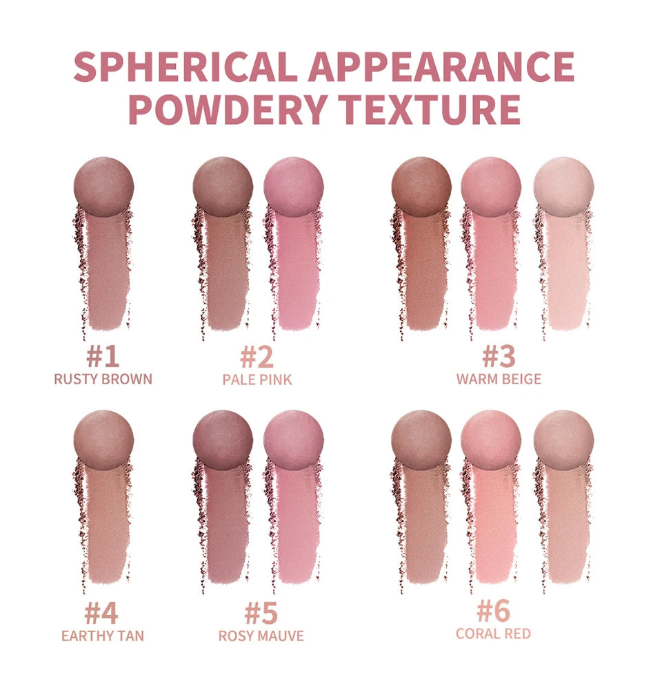 Roller Blush and Shimmer Powder Beads for Natural Glowing Cheek Makeup - 14