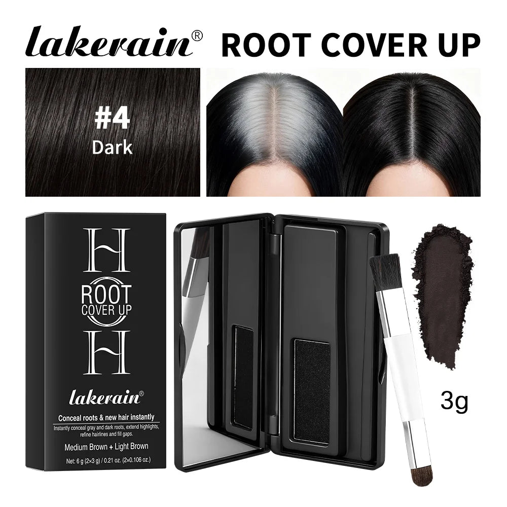 Hairline Shadow Powder and Root Cover Up for Instant Gray Hair Touch Ups - 24