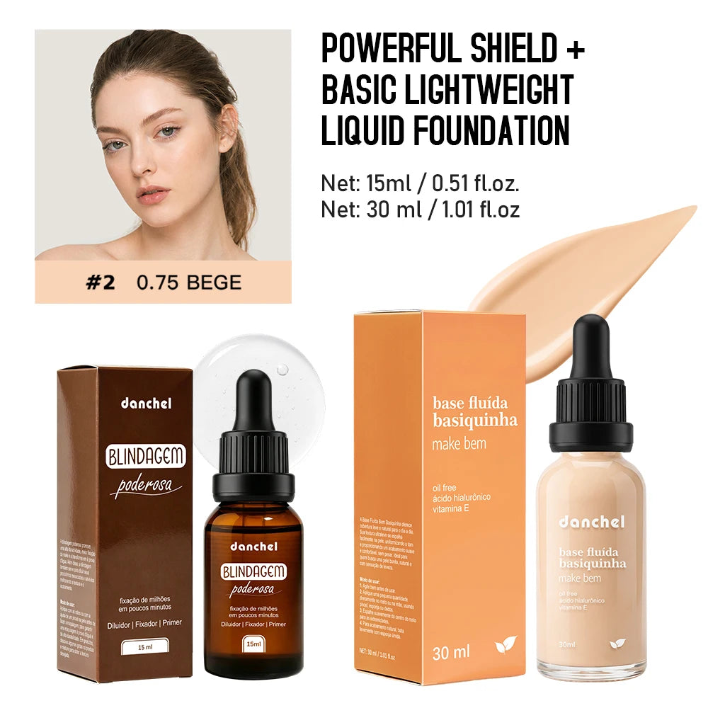 Face Makeup Set and Liquid Foundation Primer for flawless long lasting finish