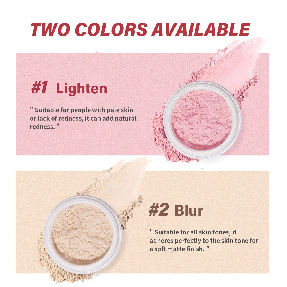 Loose Setting Powder and Finishing Makeup Fixer for Long Lasting Oil Control
