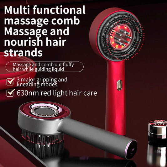 Electric Scalp Massager and Hair Oil Applicator for Daily Relaxation and Care