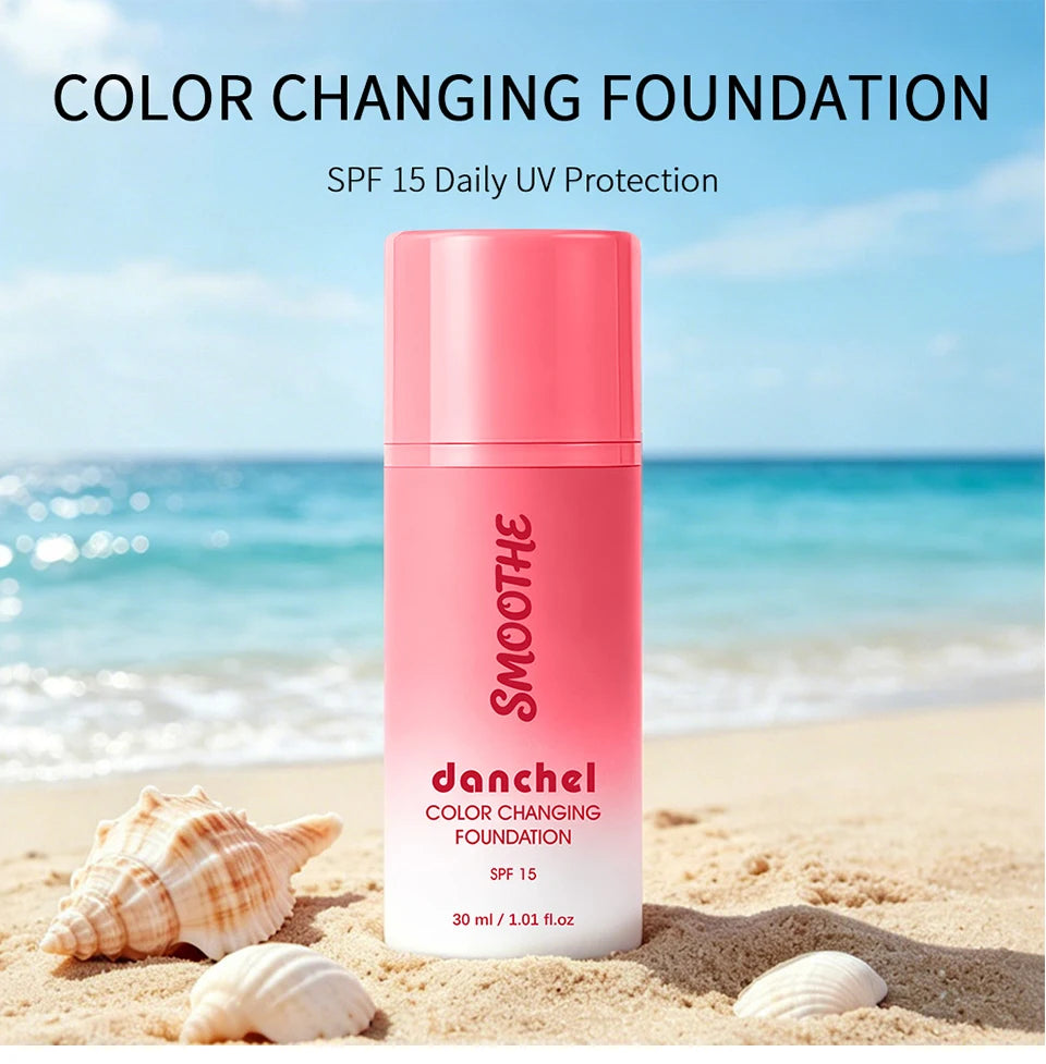 Color Changing Foundation and Skin Tone Matching Makeup for Daily Face Wear