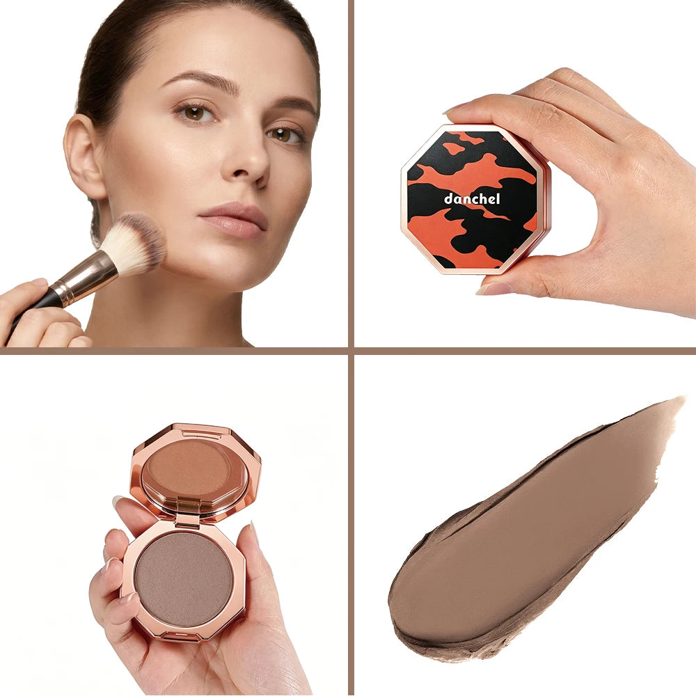 Cream Mousse Bronzer and Face Contour Makeup for Daily Sculpting and Tanning - 5