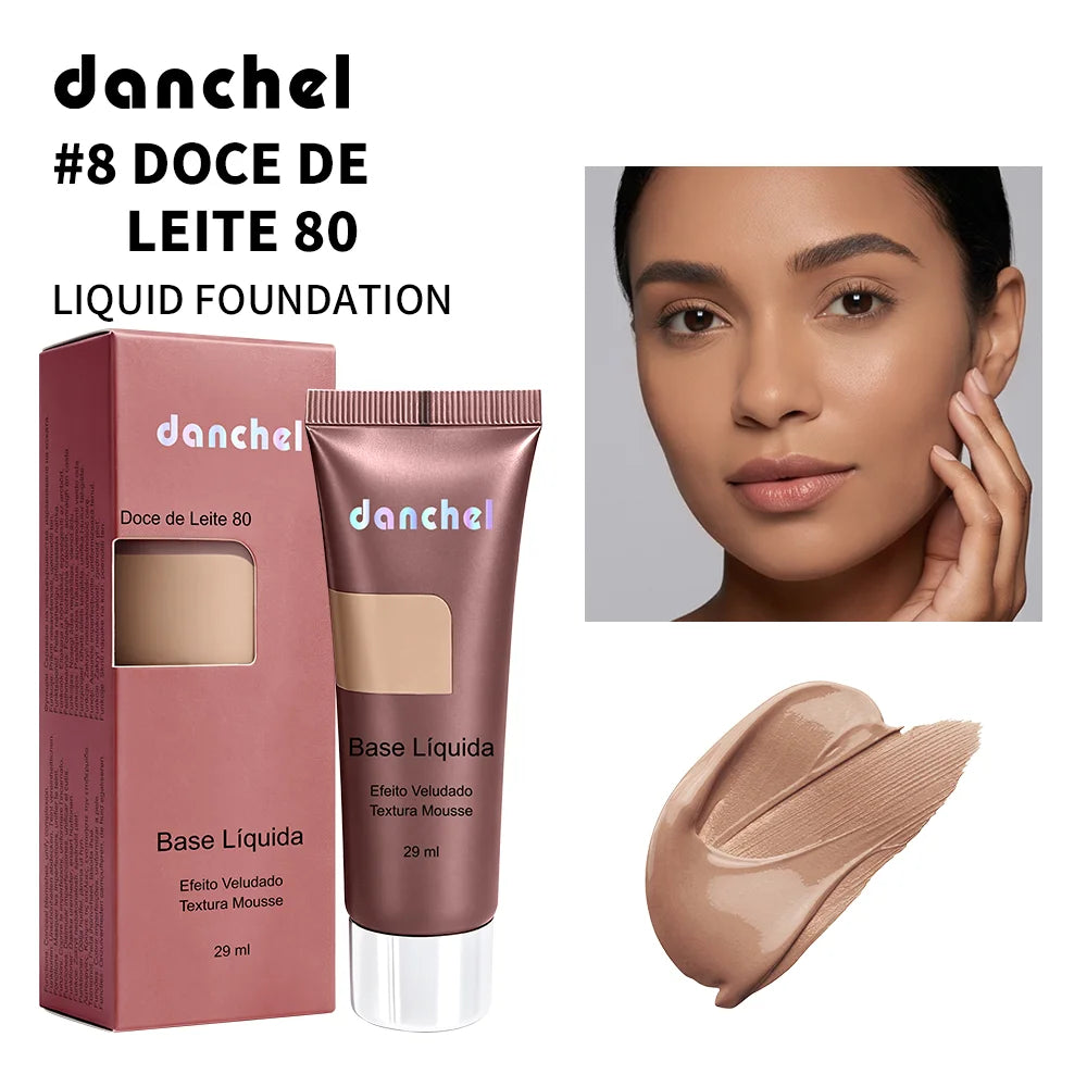 Liquid Foundation and Velvet Matte Makeup Base for Flawless Daily Face Coverage