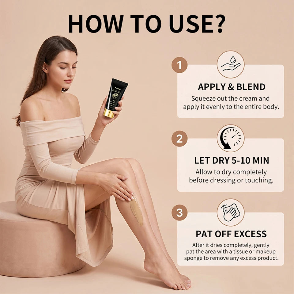 Body Coverage Perfector and Tattoo Concealer Cream for Flawless Smooth Skin - 16
