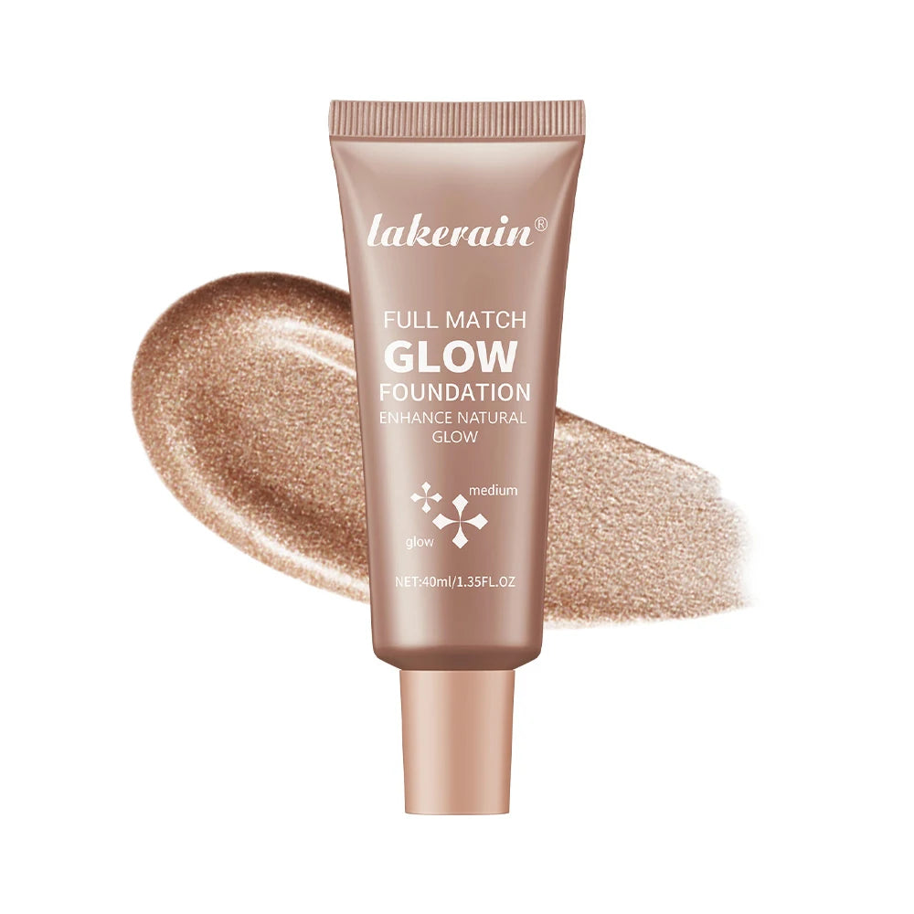 Liquid Glow Foundation and Illuminating Makeup Base for Radiant Skin Coverage