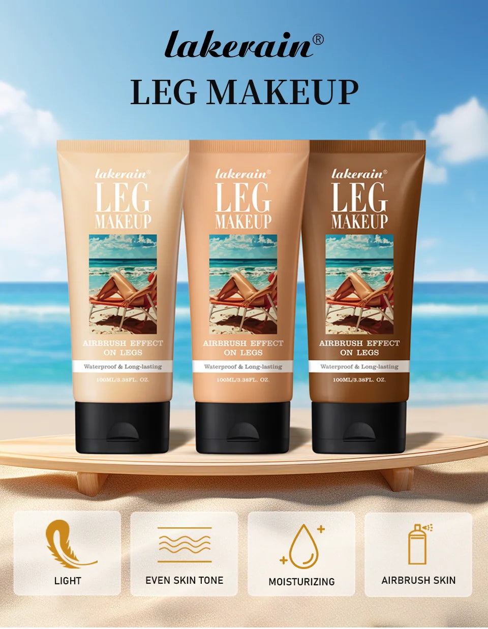 Leg Makeup Lotion and Body Foundation for Smooth Even Skin Tone Daily Wear - 7