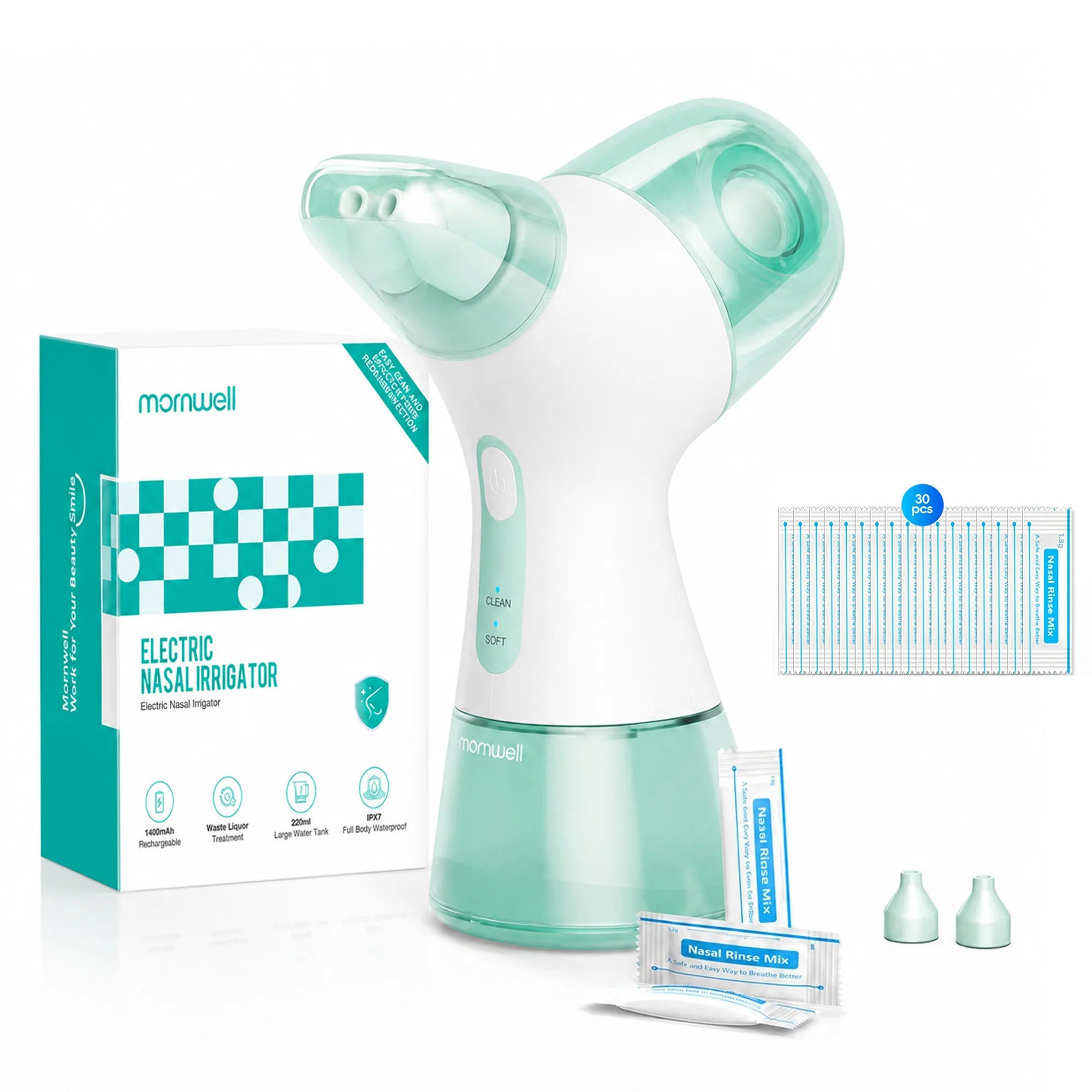 Nasal Irrigation System and Sinus Rinse Machine for Allergy and Congestion Relief - 24