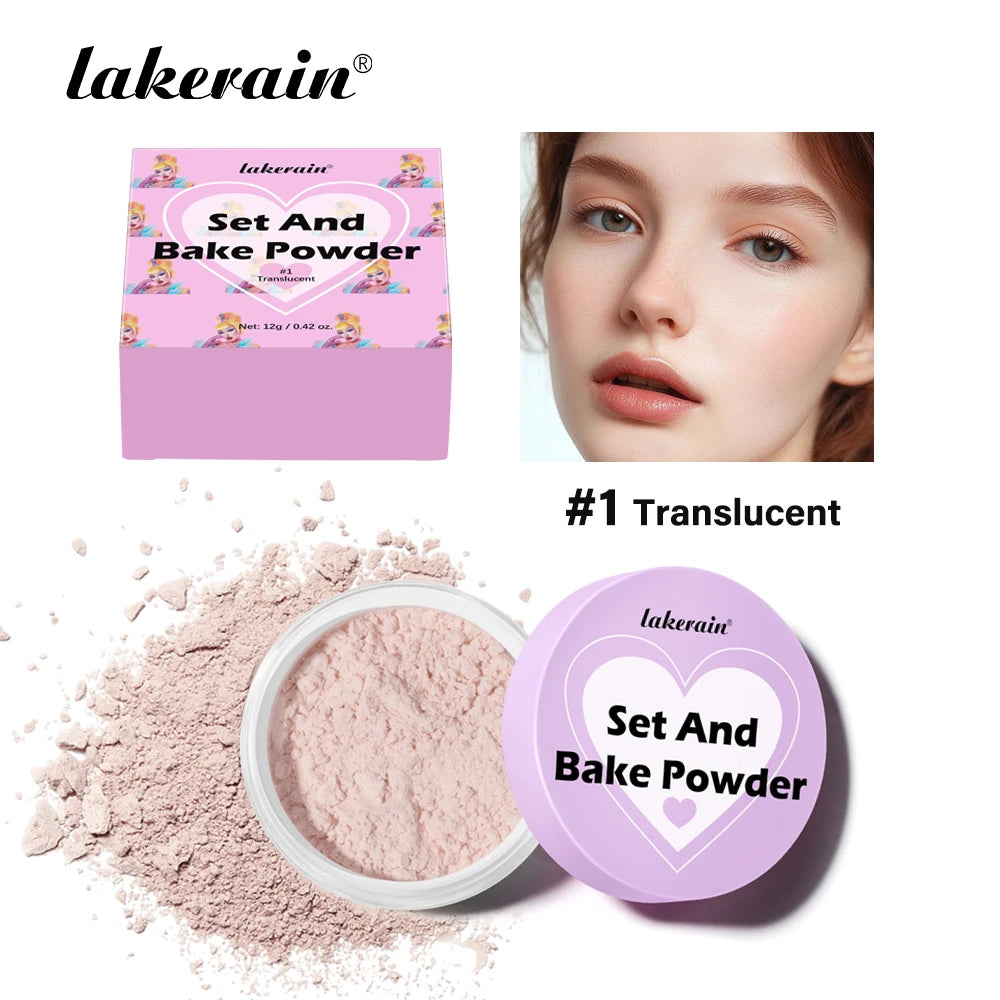 Loose Baking Setting Powder and Face Finishing Dust for Long Lasting Matte Makeup - 48