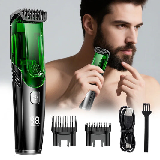 Cordless Beard Trimmer and Electric Hair Clipper for Men Grooming Daily Use