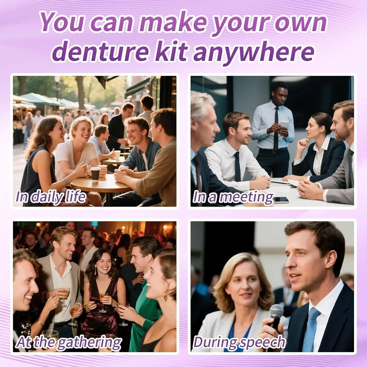 Cosmetic Dentures and Fake Teeth for Daily Smile Enhancement and Confidence