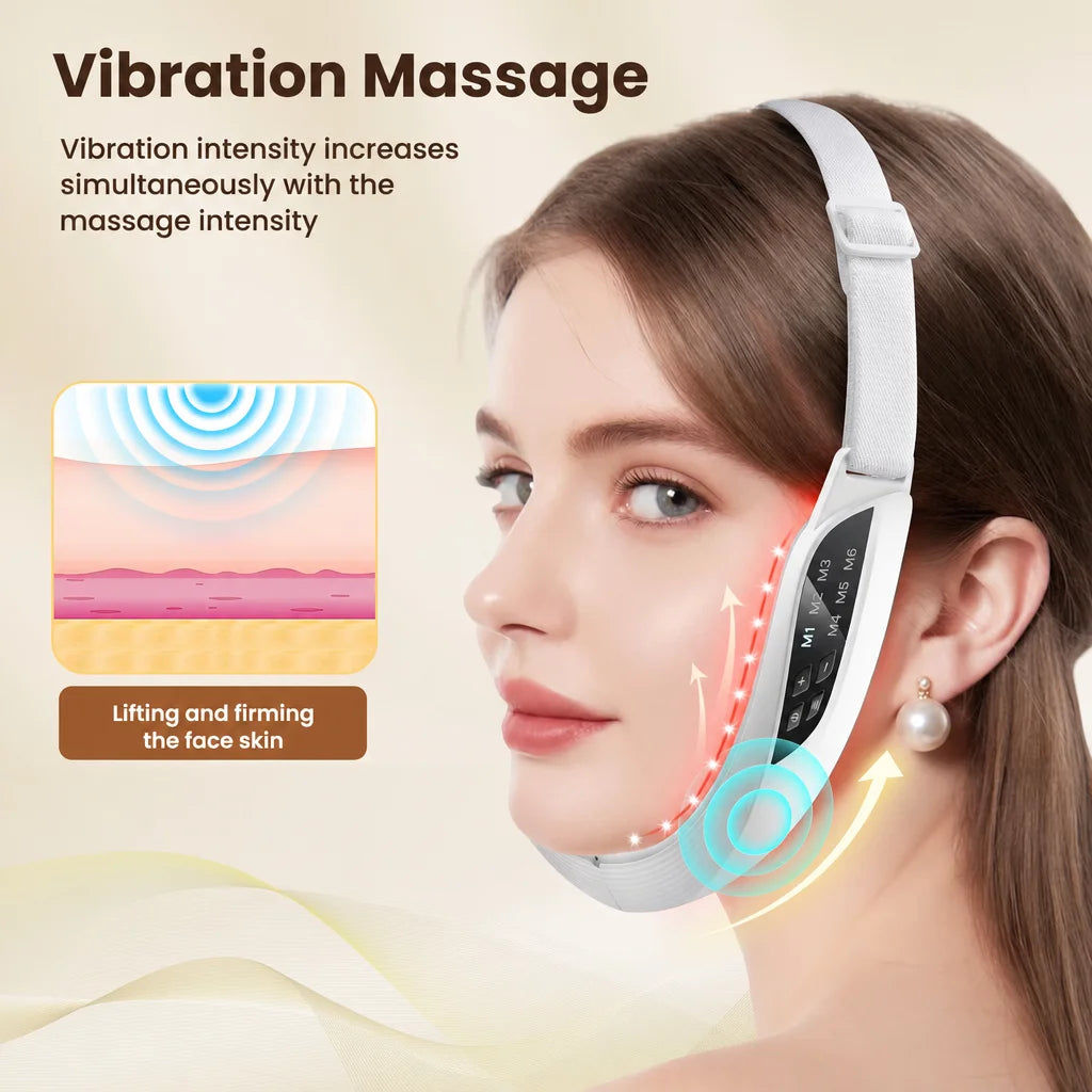 Electric V Face Lift Device and Facial Slimming Massager for Daily Skin Care Routines