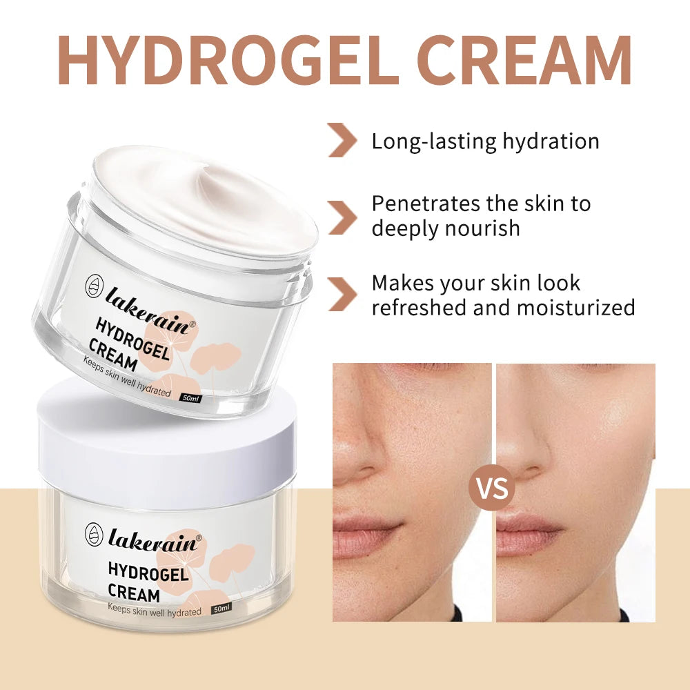 Hydrogel Facial Cream and Moisturizing Skin Care for Daily Face Hydration
