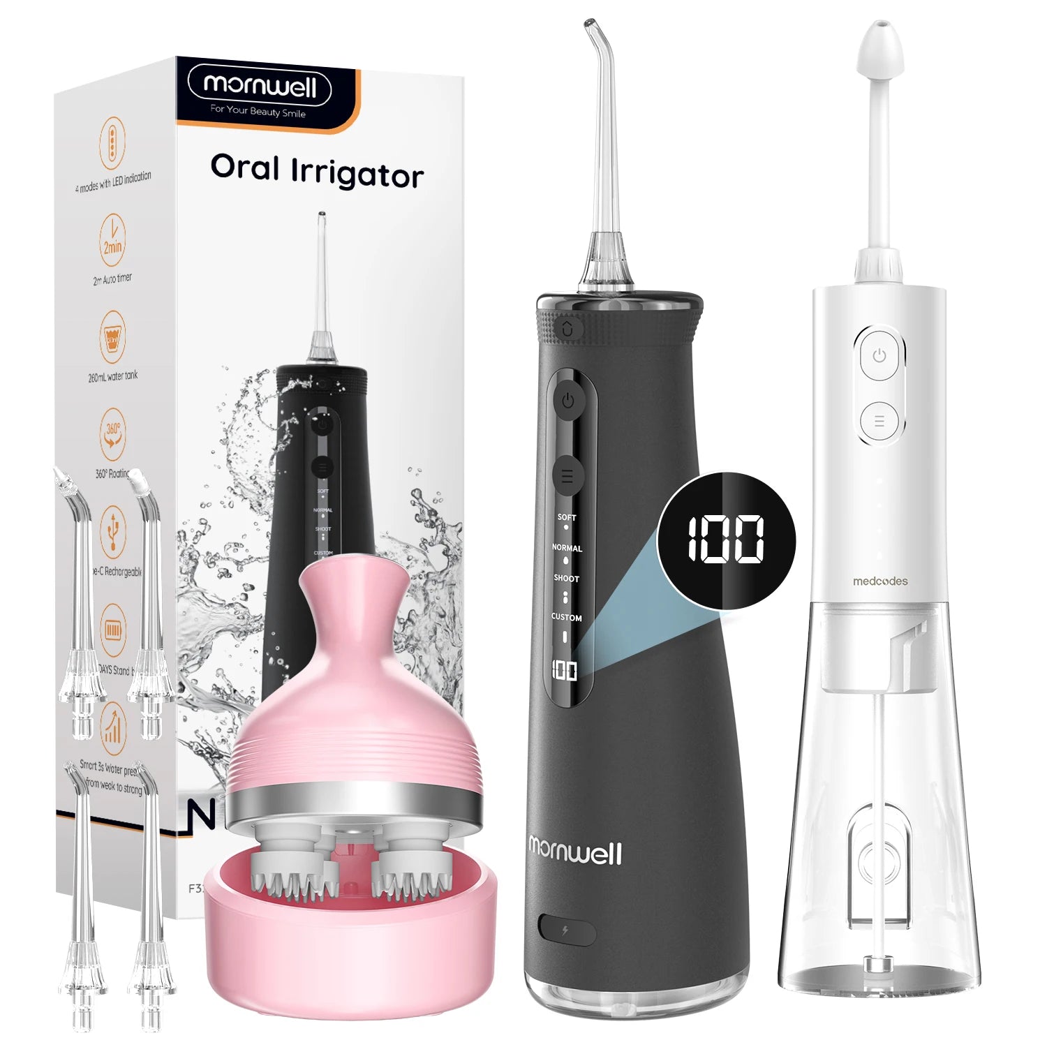 Water Flosser and Nasal Irrigator Kit for Daily Oral and Sinus Hygiene Routine - 37