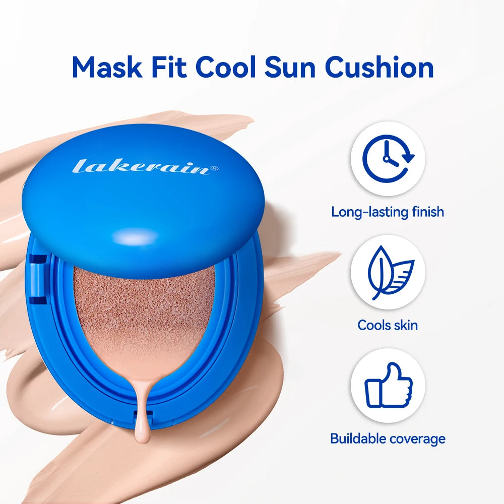 Cushion Foundation and Face Makeup Base for Long Lasting Daily Skin Coverage - 1