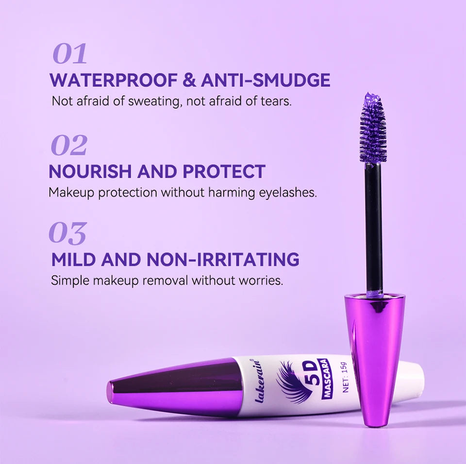 5D Mascara and Waterproof Lash Lengthening Makeup for Daily and Party Looks - 8