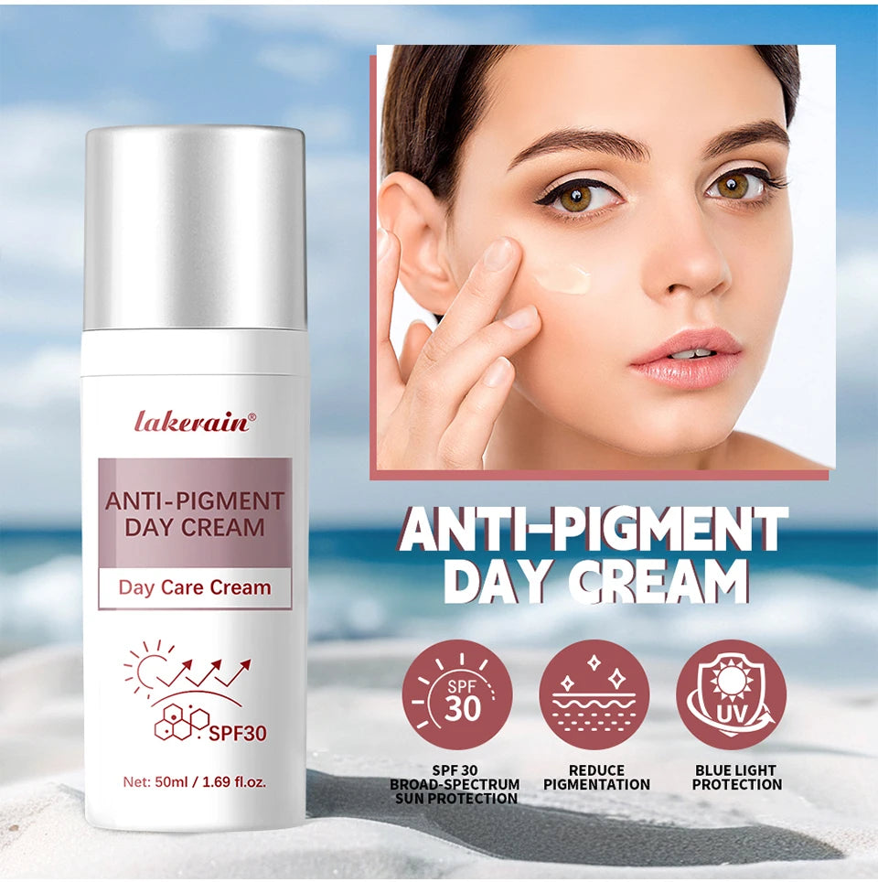 Anti Pigment Day Cream and Moisturizing Sun Protection for Daily Face Skincare - 8
