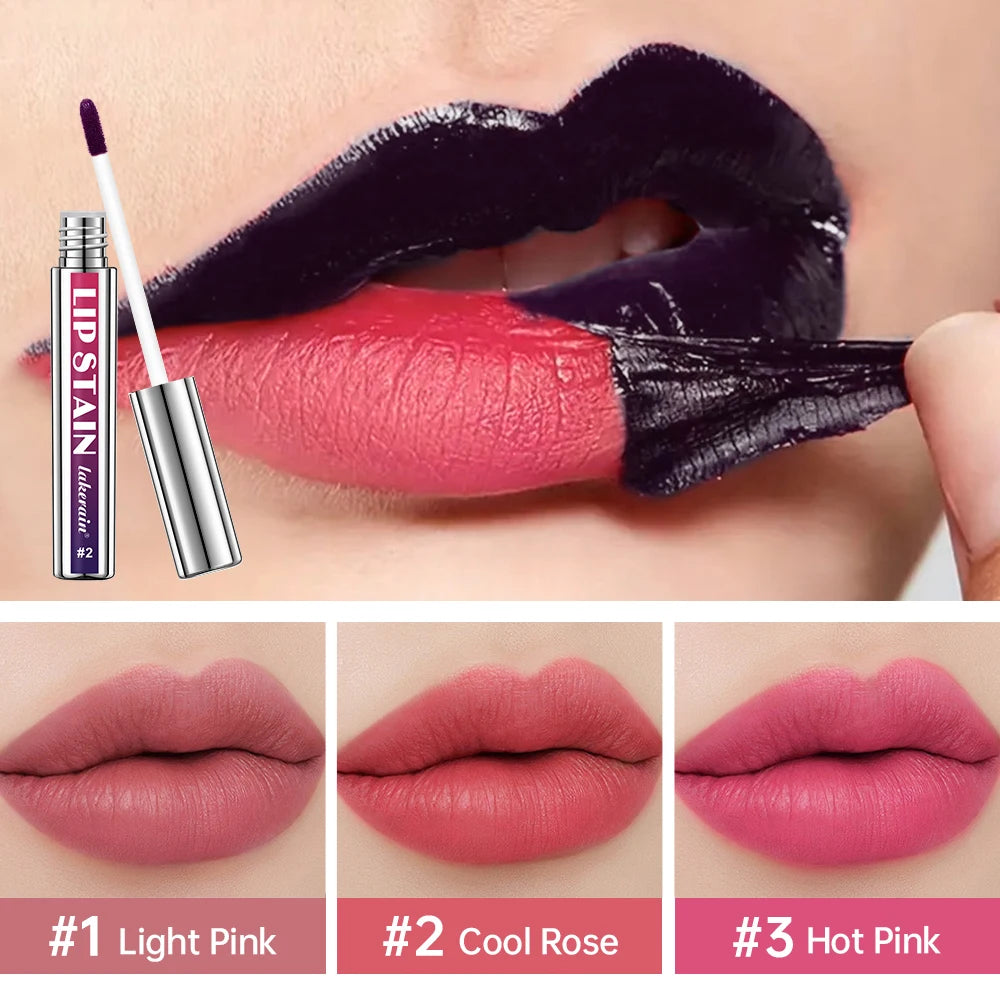 Peel Off Lip Stain and Long Lasting Matte Lip Tint for Daily Wear and Events - 2