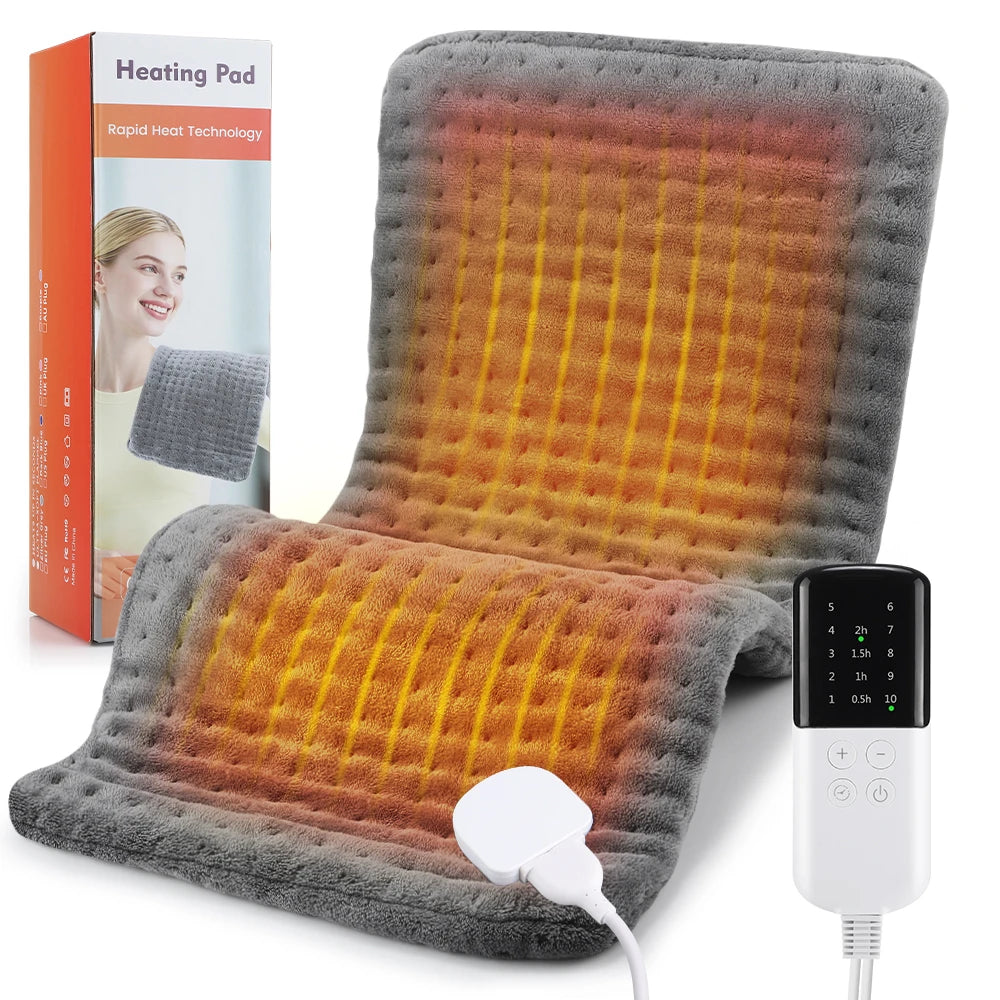 Electric Heating Pad and Thermal Warming Mat for Home and Office Pain Relief Sessions - 7
