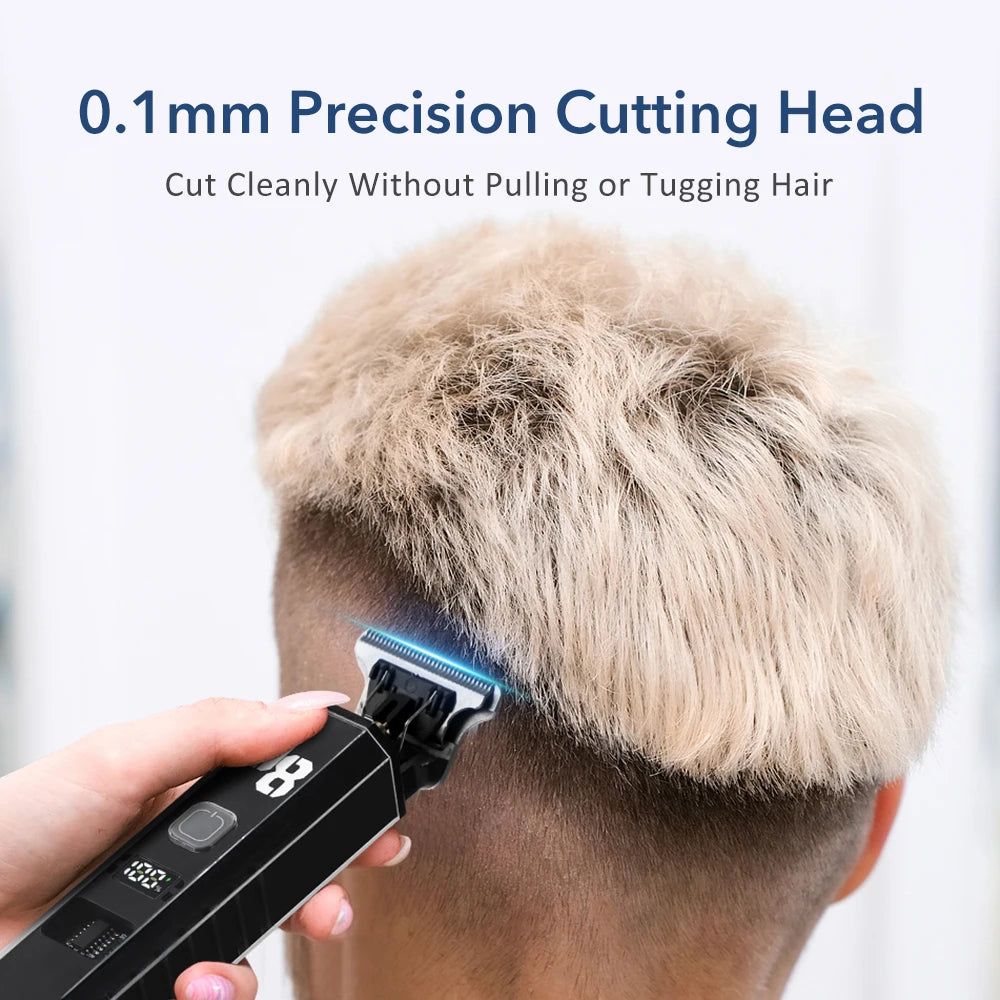 Hair Clipper and Electric Trimmer for Professional Grooming and Home Haircuts