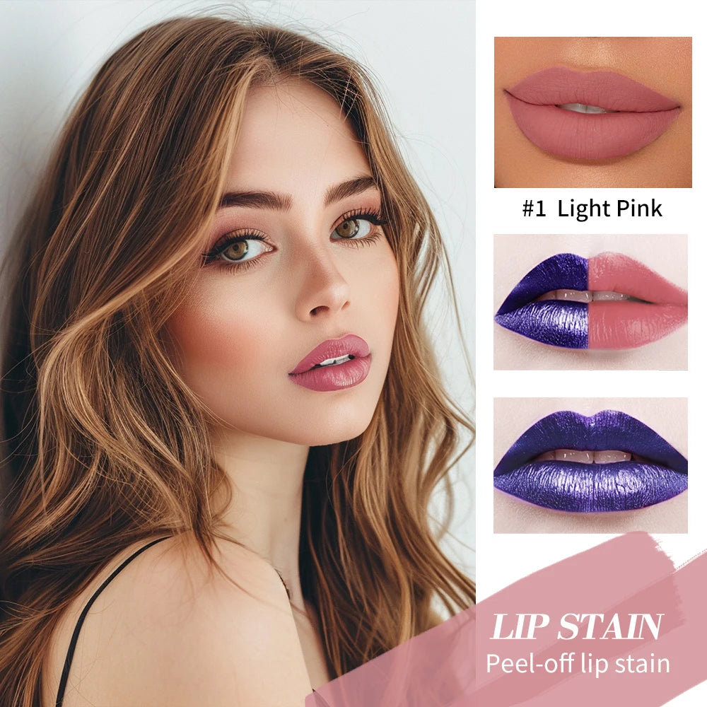 Peel Off Lip Stain and Transfer Proof Lip Tint for Long Lasting Matte Finish - 3