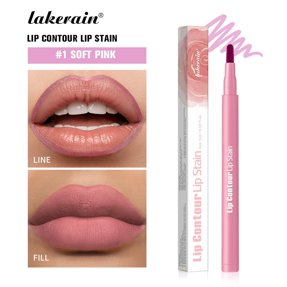 Lip Contour Lip Stain and Long Lasting Liner for Perfect Daily Makeup Looks