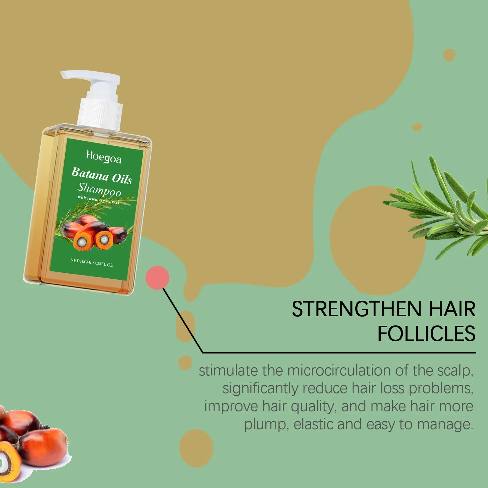Batana Oil Shampoo and Hair Growth Cleanser for Damaged Hair and Scalp Care - 11