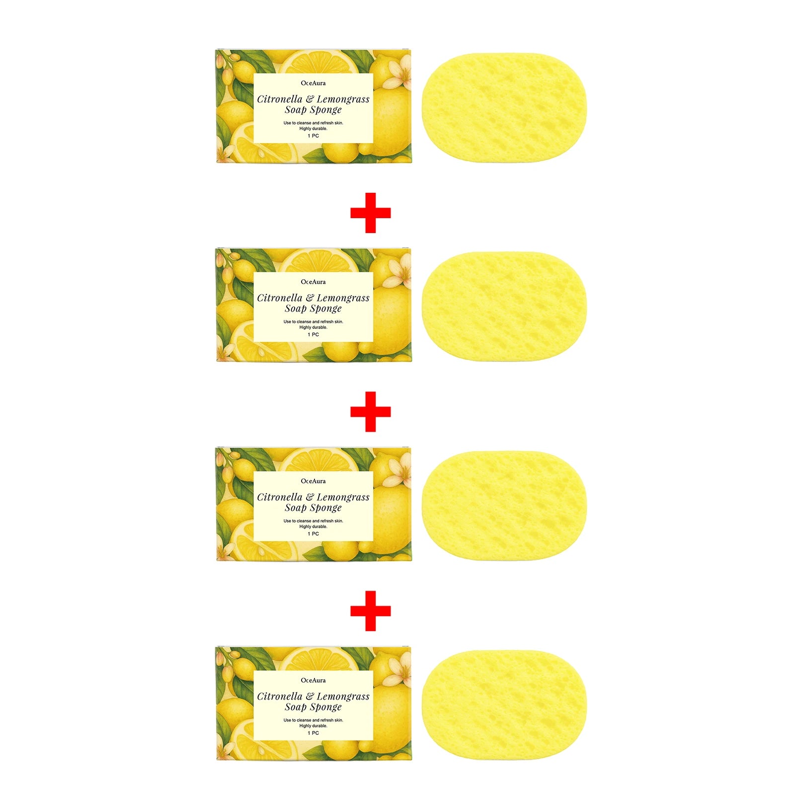 Exfoliating Bath Sponge and Body Scrubber for Daily Skin Cleansing and Refreshing - 14