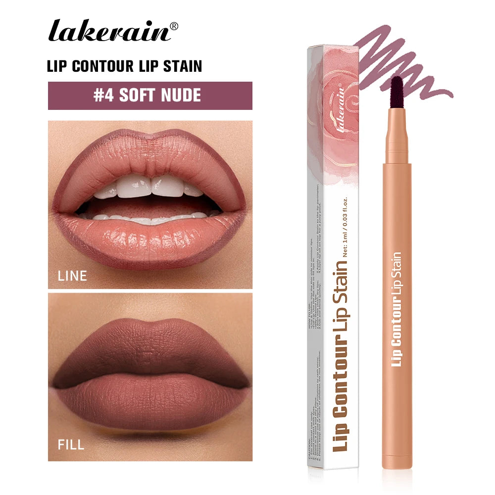 Lip Contour Lip Stain and Long Lasting Liner for Perfect Daily Makeup Looks - 28
