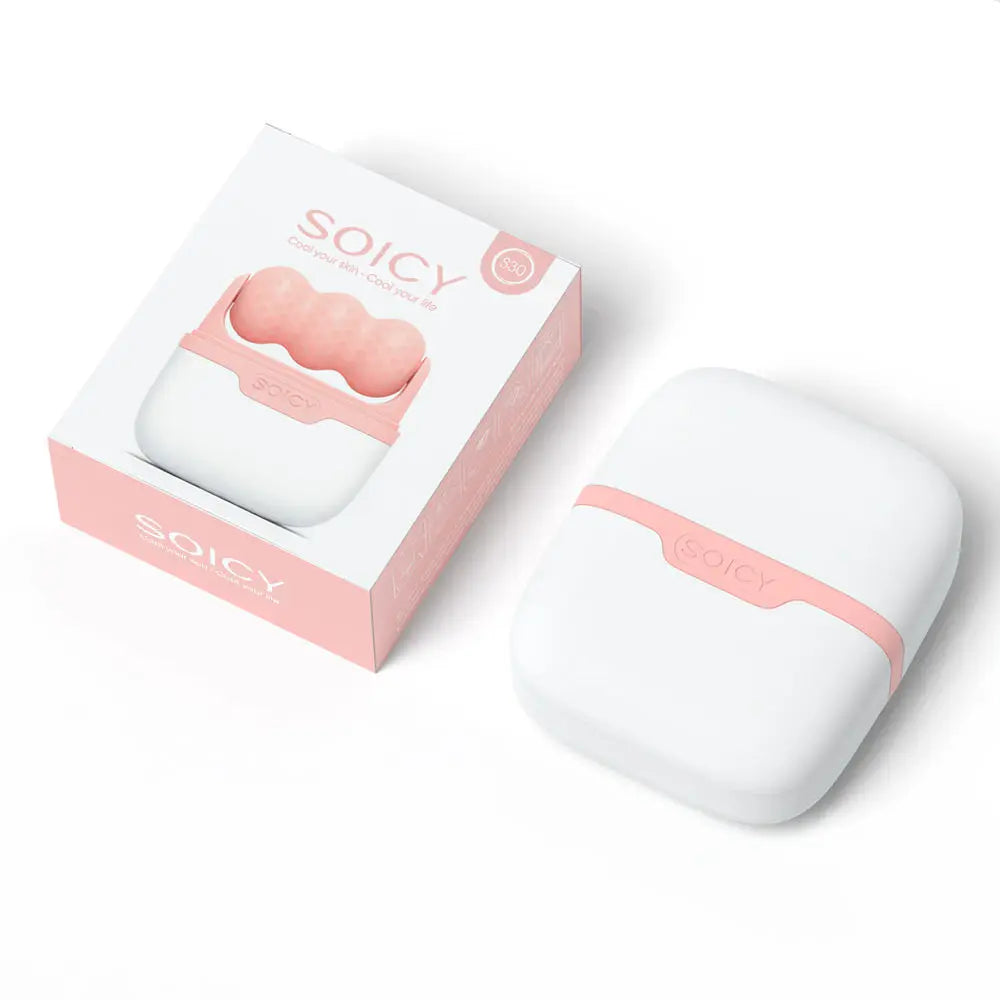 Double Ended Ice Roller and Cold Massage Tool for Face and Body Skincare