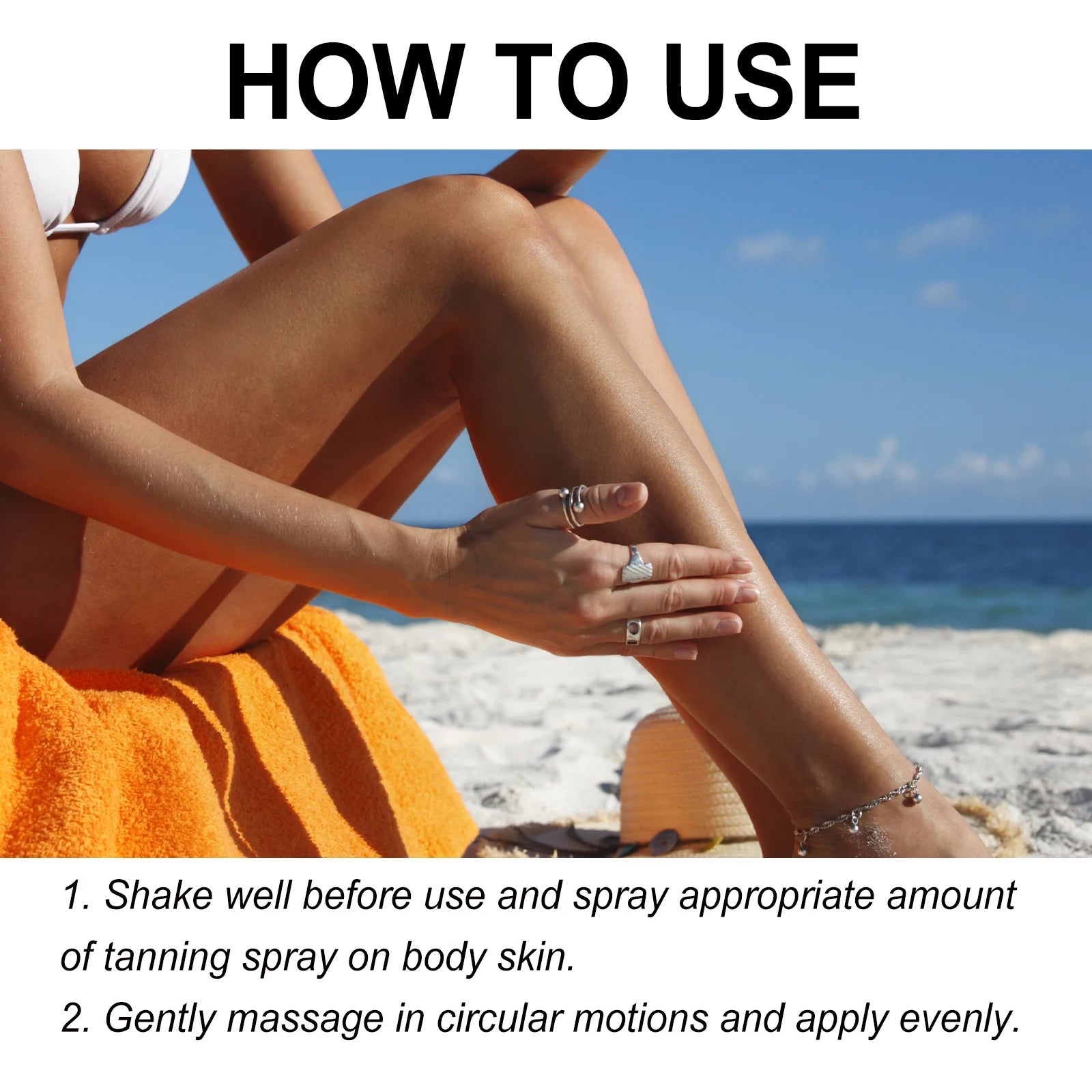 Sunless Tanning Spray and Self Tanning Lotion for achieving a natural glow - 10