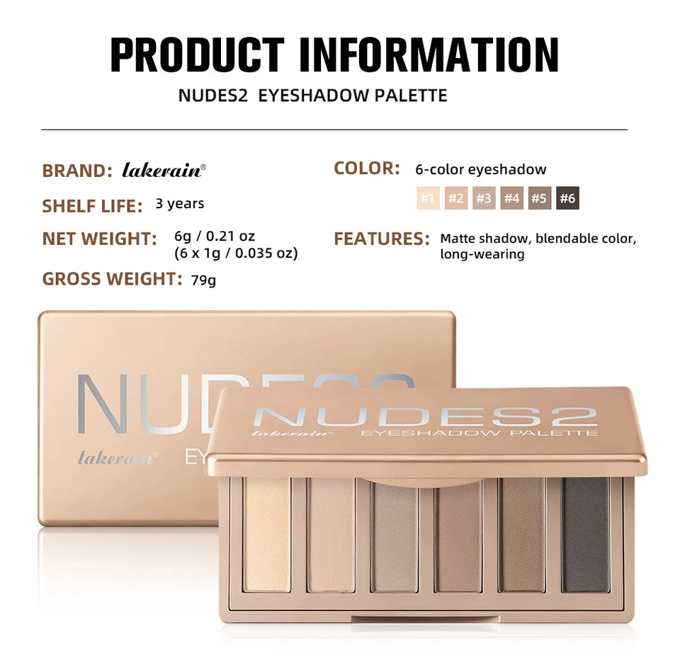 Eyeshadow Palette and Makeup Brush Set for Natural and Smoky Eye Looks - 15